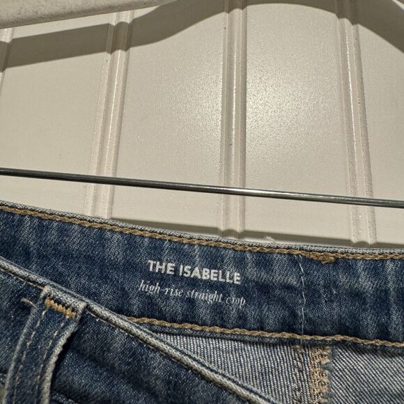 AG Adriano Goldschmied The Isabelle High Rise Straight Crop Size 30 - Picture 6 of 8